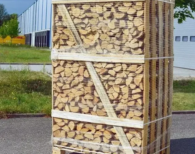 Brennholz Birke 25 cm – 1,8 Raummeter auf Palette, kammergetrocknet & ofenfertig