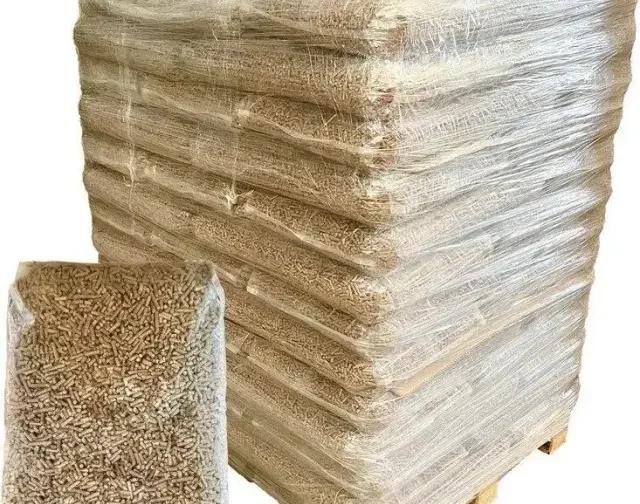 Eichenholzpellets 6 mm – 1020 kg (68 x 15 kg) – Premium Qualität