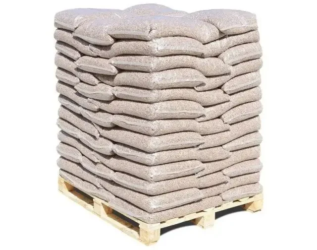 Hartholzpellets Eiche ENplusA1 – 975 kg (65 x 15 kg Säcke)