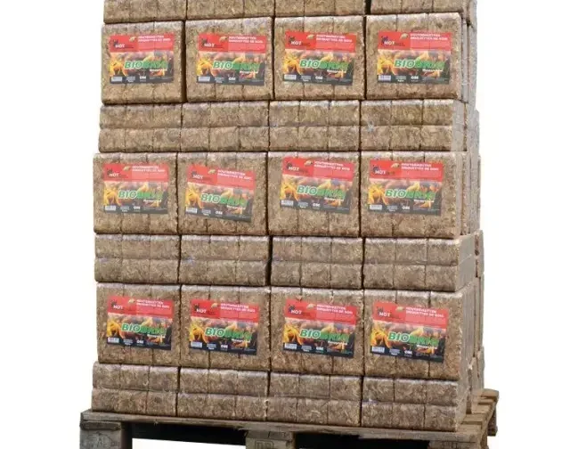 Holzbriketts BioBriq MegaRuf Palette (972 kg)