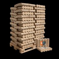 Holzbriketts Nestro XL Blue – rund ohne Loch (Palette 960 kg) – Bild 3