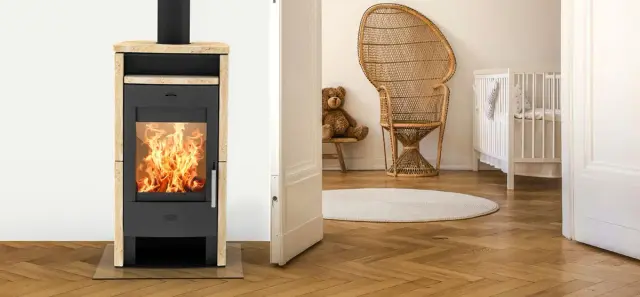 Kaminofen Fireplace Elite Budapest 6 kW - Verkleidung: Speckstein