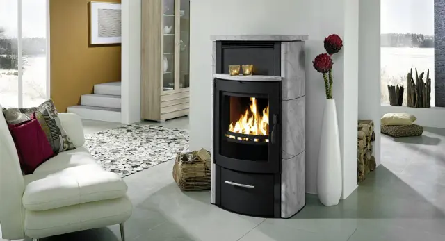 Kaminofen Koppe BS 200 7 kW - Ausführung: Korpus Schwarz