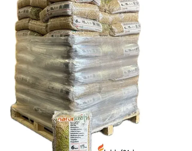 Naturkraft Pellets Pellets 6mm 15kg Sack 66 Sack Palette