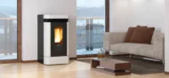 Pelletofen Extraflame Lucia.16 mit 12 kW - Verkleidung: weiß
