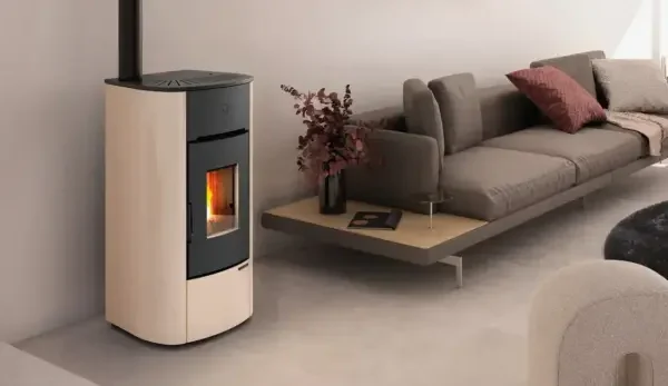 Pelletofen Extraflame Mariella AD 7 kW - Ausführung: Schwarz
