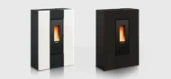 Pelletofen Extraflame Marilena Plus 5.0 mit 8 kW - Verkleidung: schwarz