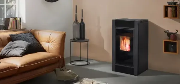 Pelletofen Königshütte Lima 2.0 6 kW - Ausführung: Stahl Schwarz