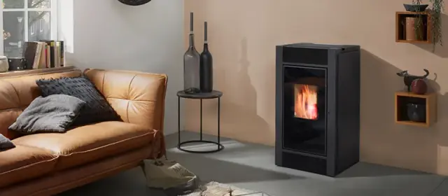 Pelletofen Königshütte Lima 2.0 6 kW - Ausführung: Stahl Schwarz