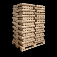 Pollmeier Buchen-Holzbriketts Nestro – rund ohne Loch (Palette 960 kg) – Bild 3