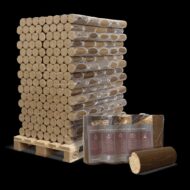 Pollmeier Buchenbriketts Nestro – rund ohne Loch (960 kg Palette) – Bild 4